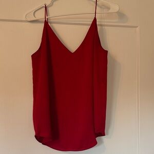 Express Vibrant Red Camisole Top